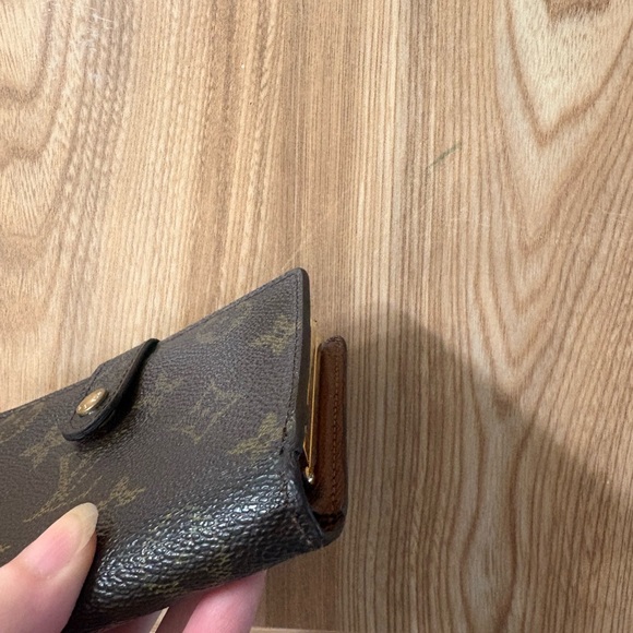 Auth Louis Vuitton monogram Kisslock wallet - Picture 6 of 14